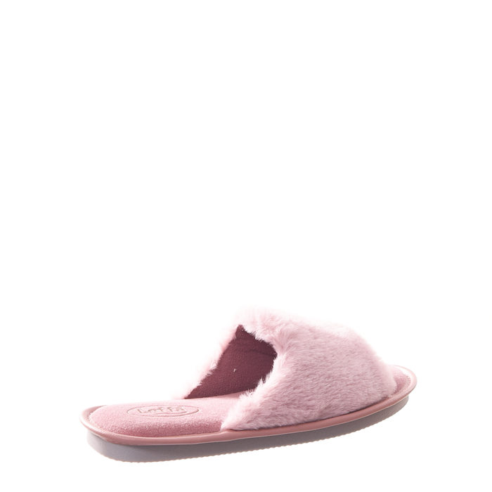 Chinelo de Quarto Curtume Caxiense Detalhe Pelo Cinza e Bege