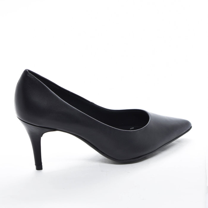 Sapato Scarpin Bottero Couro Salto Fino Médio Preto
