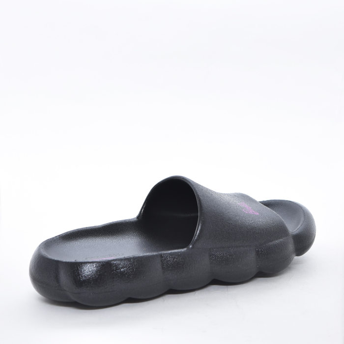 Chinelo Slide Grendene Barbie Comfy Nuvem Brilhoso Trabalhado Preto