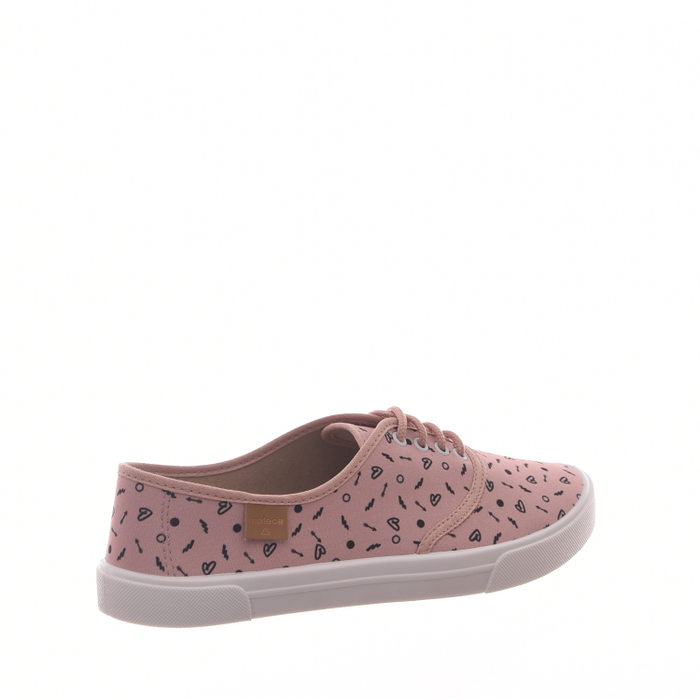 Tênis Moleca Estampado Rosa