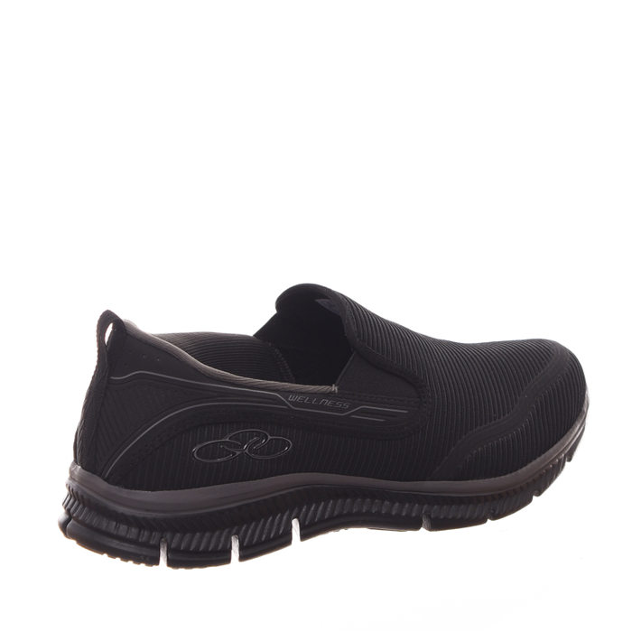 Tênis Slip-On Olympikus Wellness Palmilha Feetpad Preto