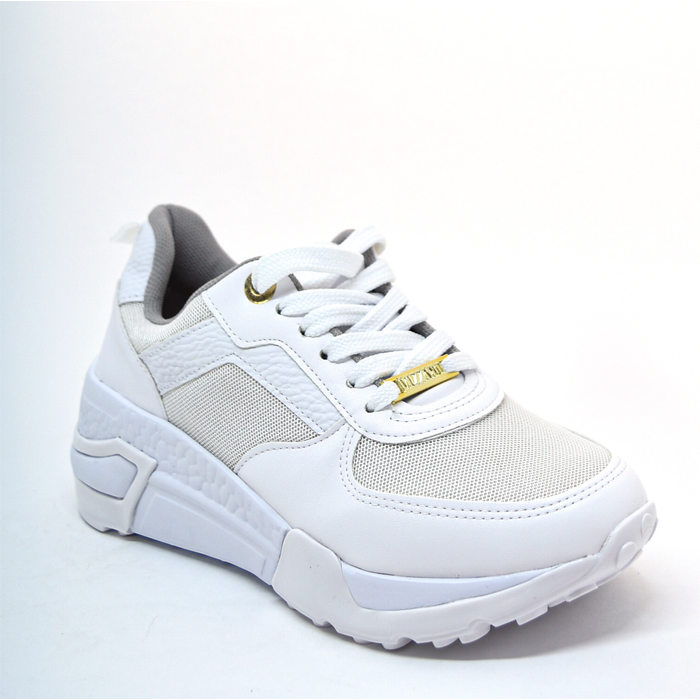Tênis Chunky Vizzano Recortes Napa Floather Branco