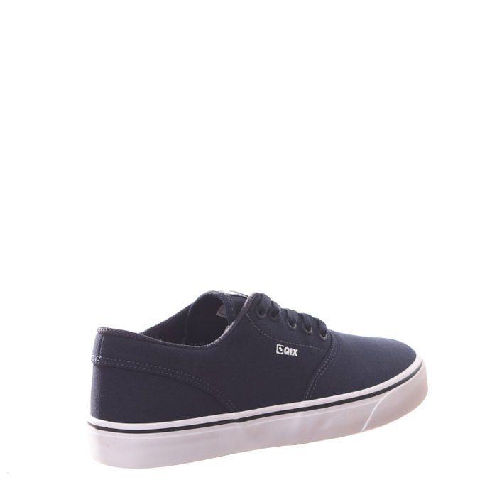 Tênis Skate Qix Venice Vulcan Estampa Logo Detalhe Costura Azul Marinho