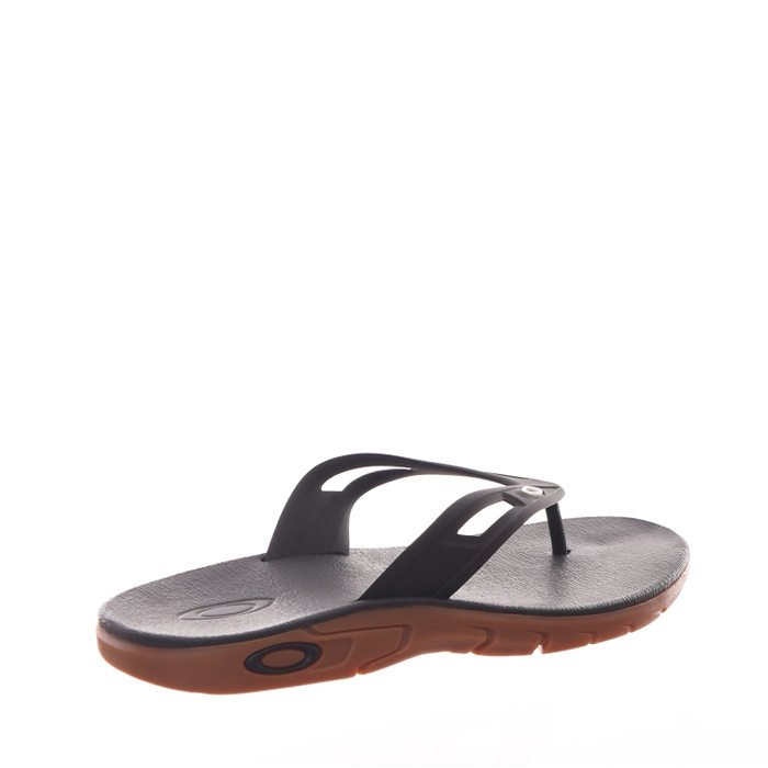 Chinelo Oakley Rest 2.0 Preto e Bege