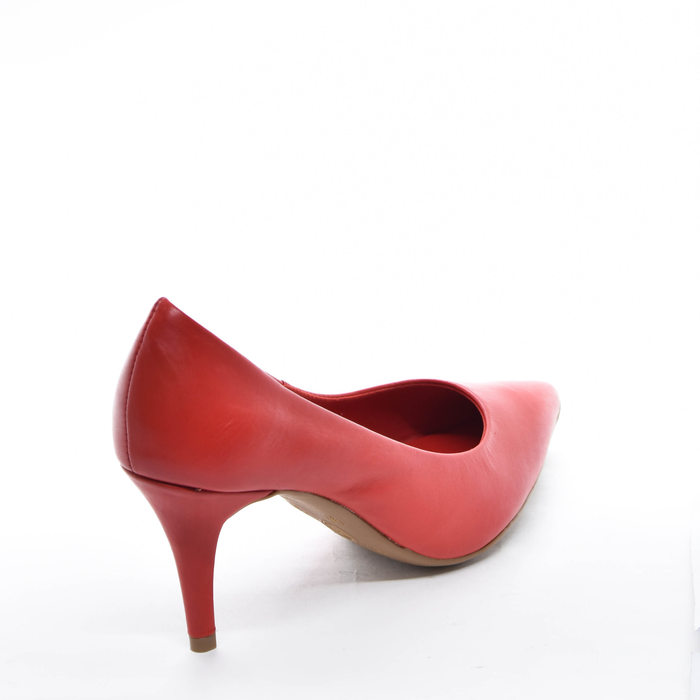 Sapato Scarpin Bottero Couro Salto Fino Médio Vermelho