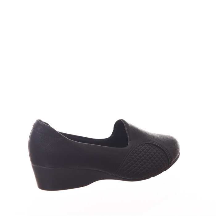 SAPATO SLIP-ON MODARE ULTRA CONFORTO COM PROTETOR PARA JOANETE PRETO