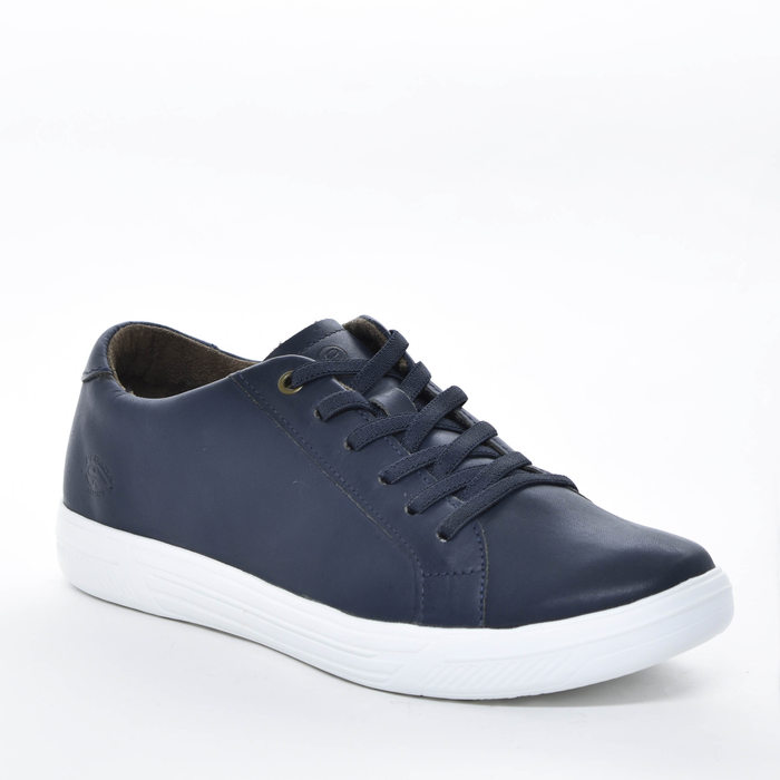 Sapatênis Pegada Couro Tecnologia Levitech Cadarço Elástico Solado Trabalhado Interior Forrado Suede