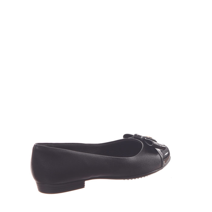 SAPATO PICCADILLY MINI CROCO DETALHE VERNIZ LAÇO PRETA