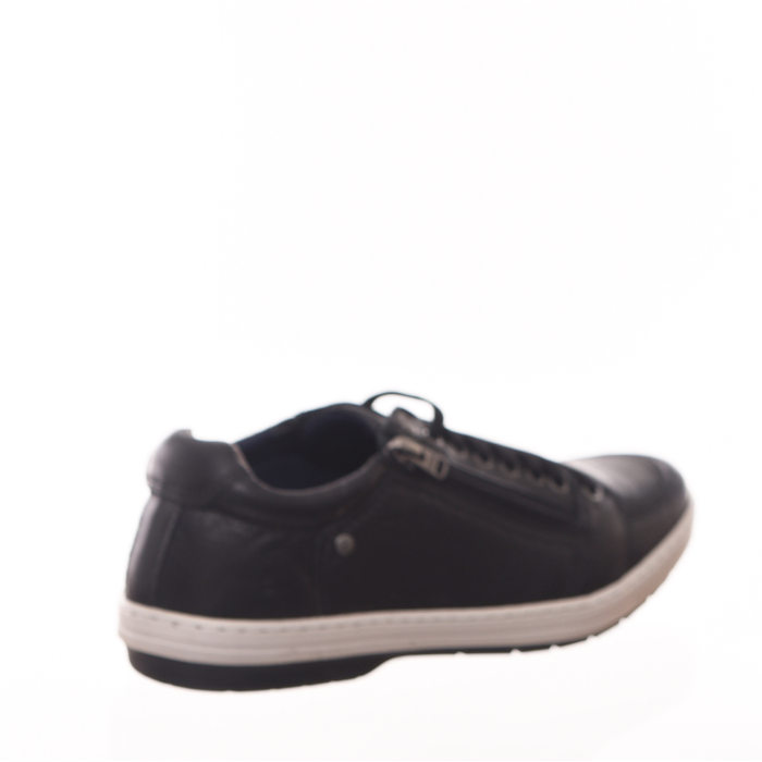 Sapatênis Freway Cadarço Elástico Detalhe Zíper 100% Couro