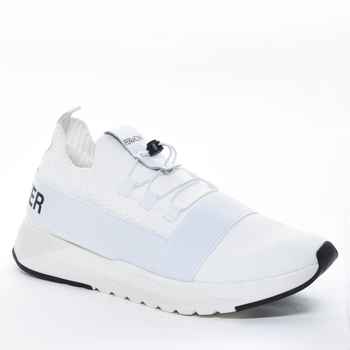 Tênis Slip-On Ferracini Jogger Mesh Tecnologia Fly Cadarço Elástico Detalhe Faixa com Escrita Solado