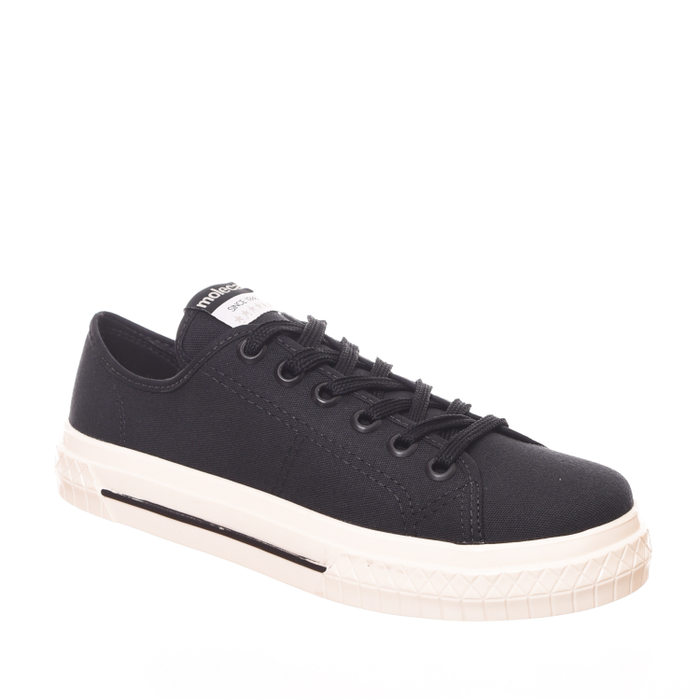 Tênis Moleca Sola Alta Lona Preto