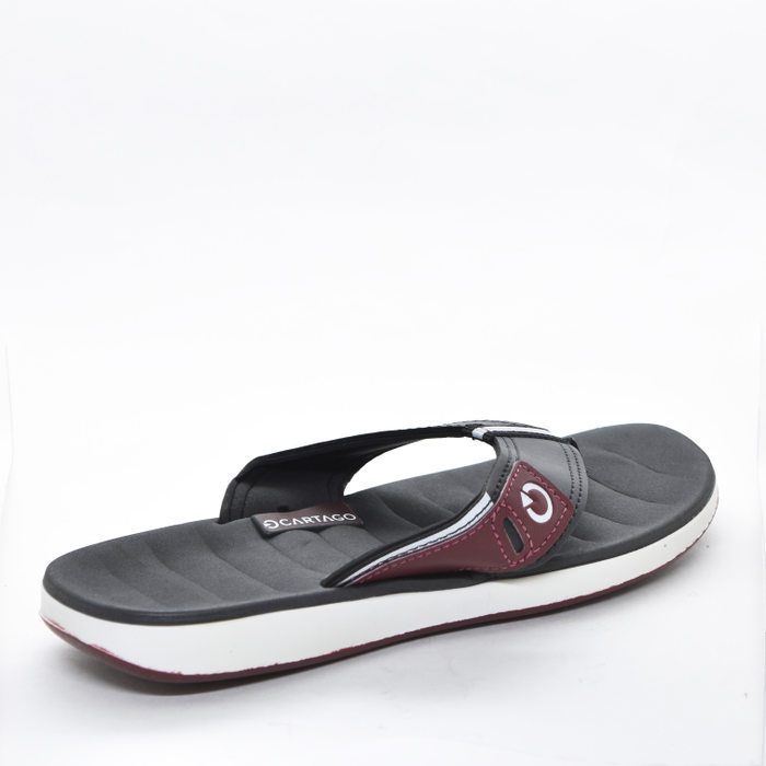 Chinelo Cartago Malaga Dedo Ad Solado Branco Preto
