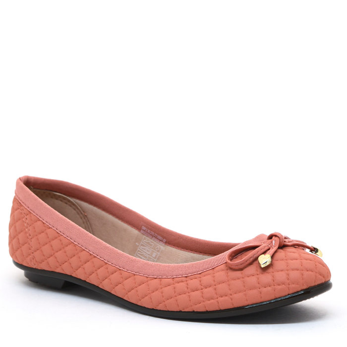 SAPATILHA MOLECA MATELASSÊ LAÇO COM METAL CORAÇÃO CORAL