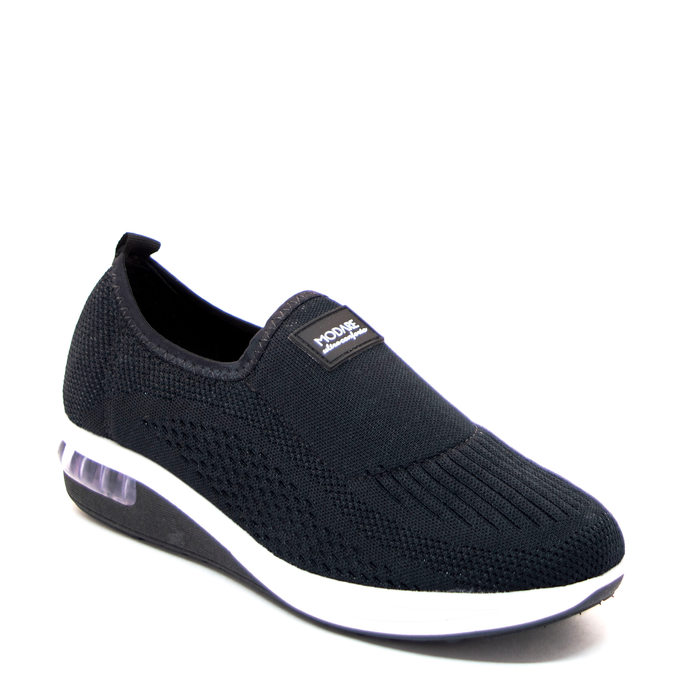 TÊNIS SLIP-ON MODARE ULTRA CONFORTO MESH COM AMORTECEDOR EM GEL PRETO