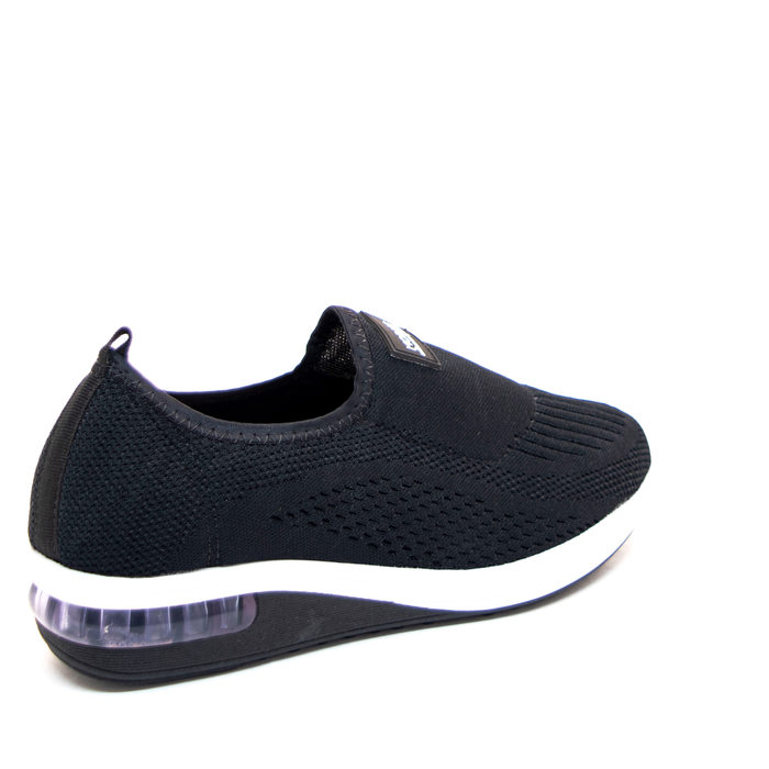 TÊNIS SLIP-ON MODARE ULTRA CONFORTO MESH COM AMORTECEDOR EM GEL PRETO