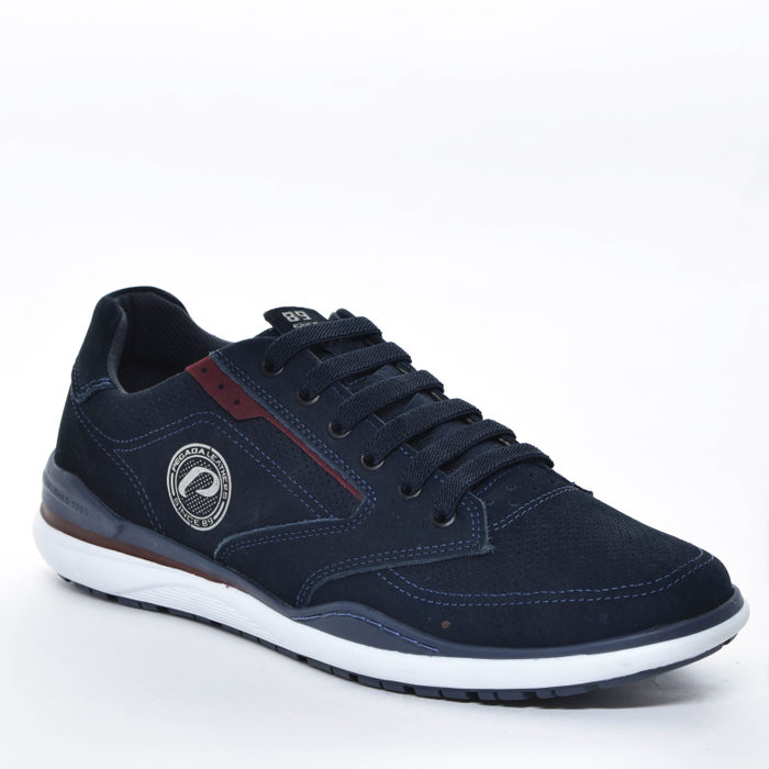 Sapatênis Jogger Pegada Nobuck Tecnologia Amortech Cadarço Elástico Microperfuros Detalhe Costura So