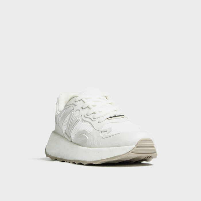 Tênis Jogger Vizzano Nylon Lateral Logo Solado Tratorado Branco