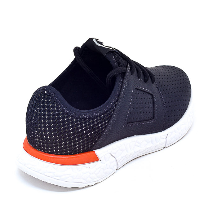 Tênis Jogger Molekinho Fresh Tech Microperfuros Solado Trabalhado Preto