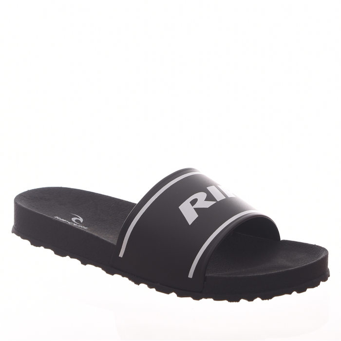 Chinelo Slide Rip Curl Estampa Logo Preto