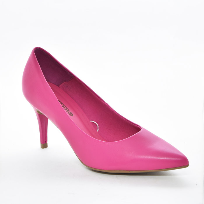 Sapato Scarpin Bottero Couro Salto Fino Médio Rosa