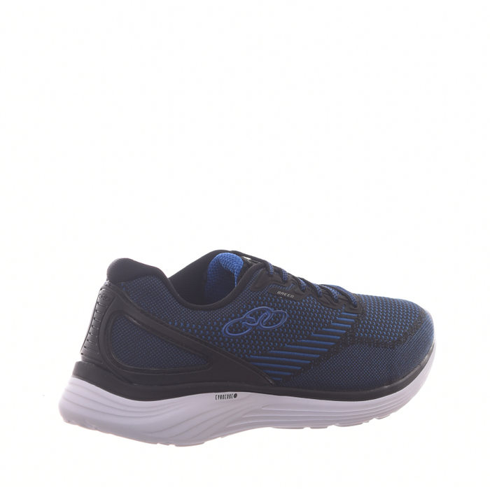 Tênis Olympikus Breed Kids Tecido Trabalhado Preto e Azul