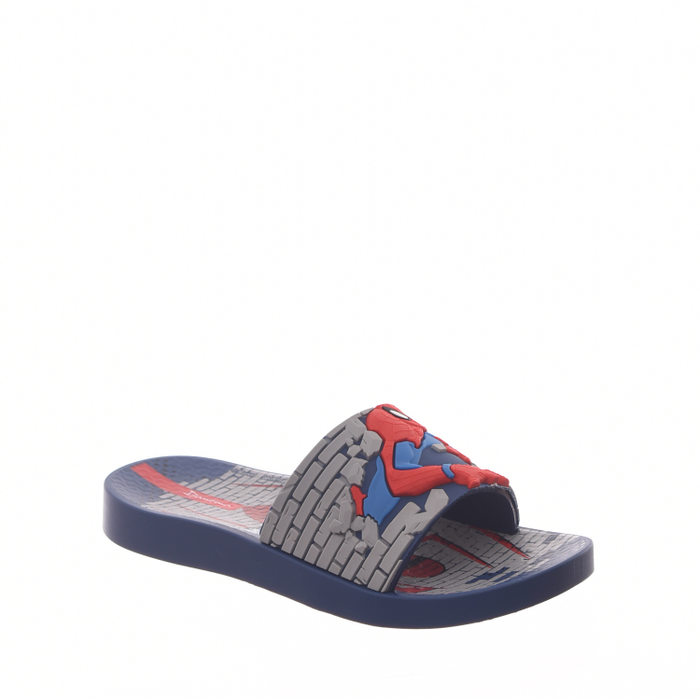 Chinelo Slide Ipanema Homem Aranha Azul Marinho