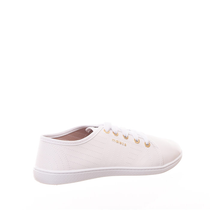 Tênis Moleca Detalhe Costura Branco