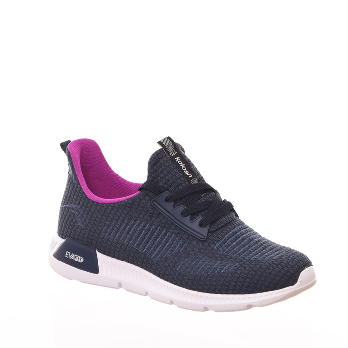 Tênis Kolosh Palmilha Tecnologia Flysense Mesh Azul Marinho