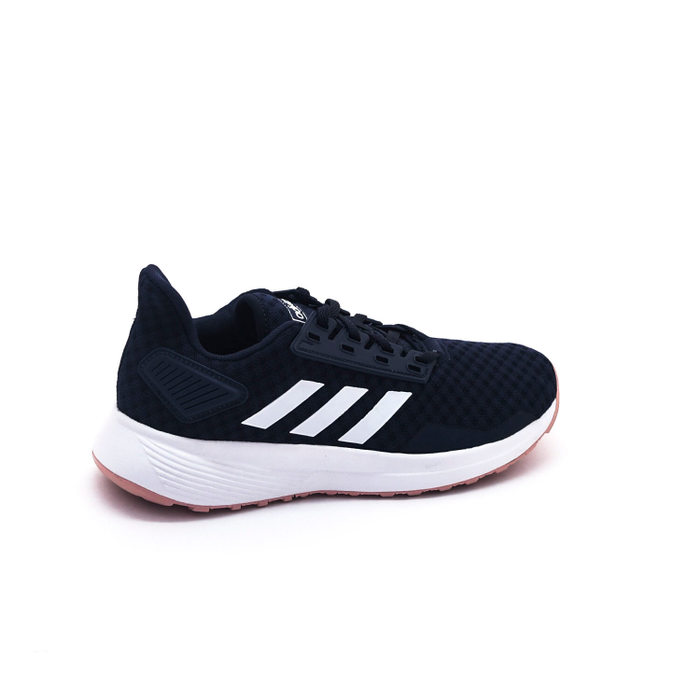 TÊNIS JOGGER ADIDAS DURAMO 9 COM LISTRA LATERAL AZUL MARINHO