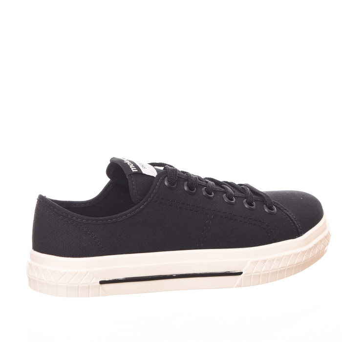 Tênis Moleca Sola Alta Lona Preto