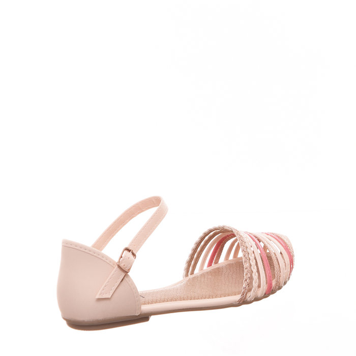 Sandália Huarache Mississipi Rasteira Biqueira Fechada Rosa