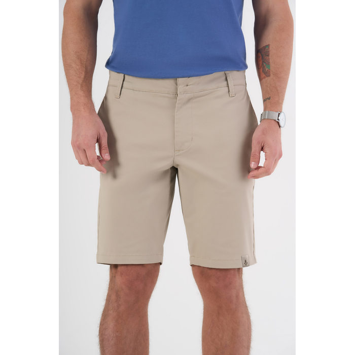 Bermuda Dlz Alfaiataria ALE Lisa Bolso Embutido Bege