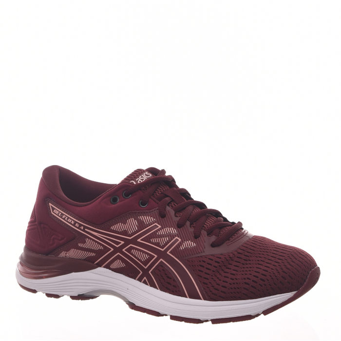 Tênis ASICS Gel Flux 5 A Mesh Bordô e Rosê