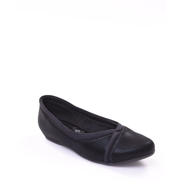 SAPATILHA COMFORTFLEX CAMURÇA ESTAMPADA DETALHE LYCRA PRETA