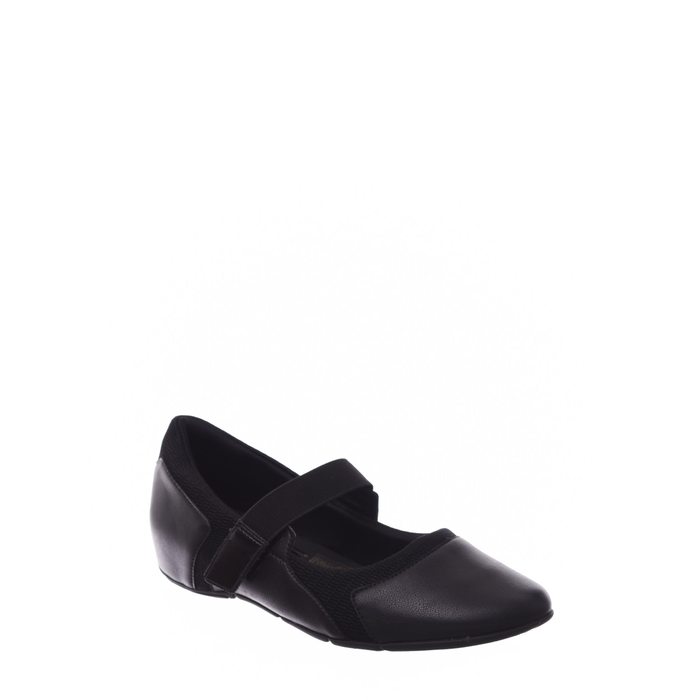 SAPATO BONECA COMFORTFLEX TIRA ELASTICO VELCRO PRETO
