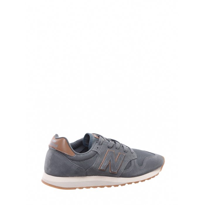 Tênis New Balance Jogger Camurça Couro Detalhe Tela Cinza