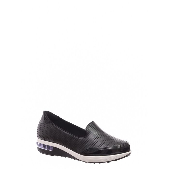 TÊNIS SLIP-ON MODARE ULTRA CONFORTO MICROPERFUROS COM AMORTECEDOR EM GEL PRETO