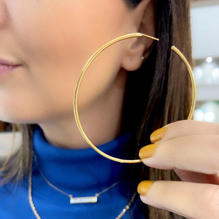 Argola Tubular Grande