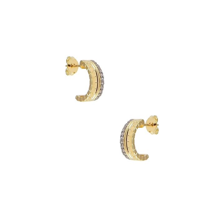 Argola Pequena Deltas com Zircônias