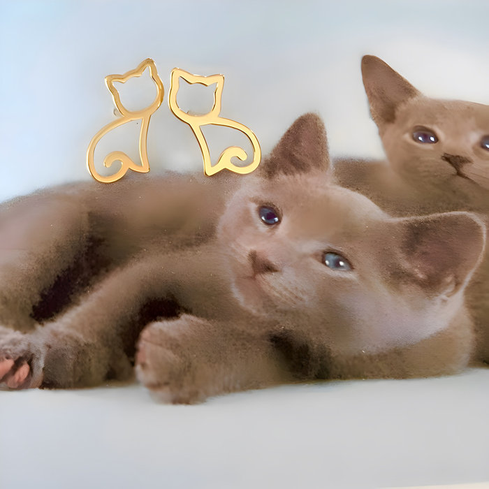 Brinco Gato Vazado