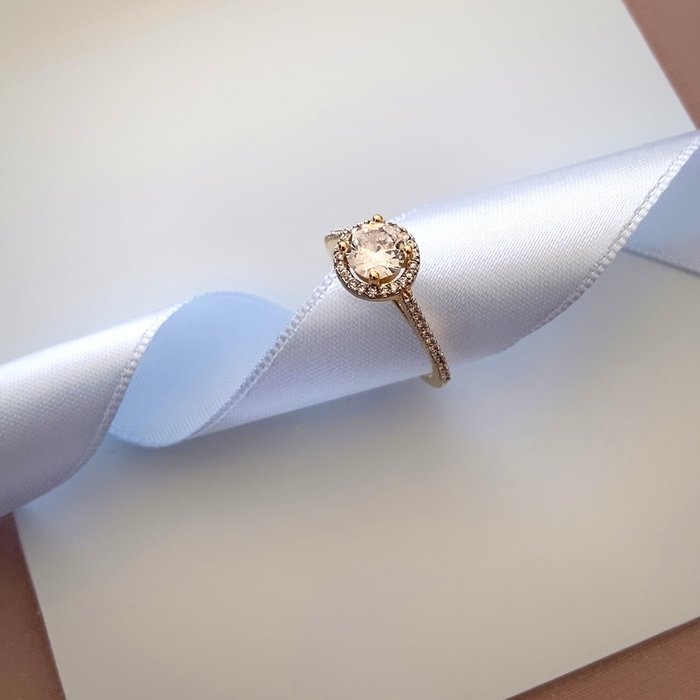 Anel Solitário Duda