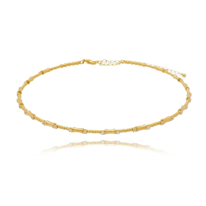 Colar Aro Duda Zirconia