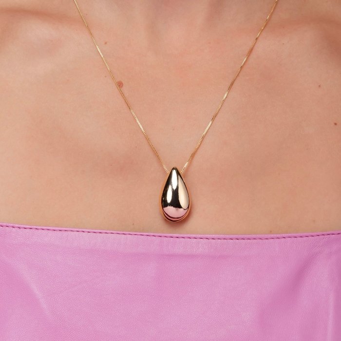 Colar Gota Croissant