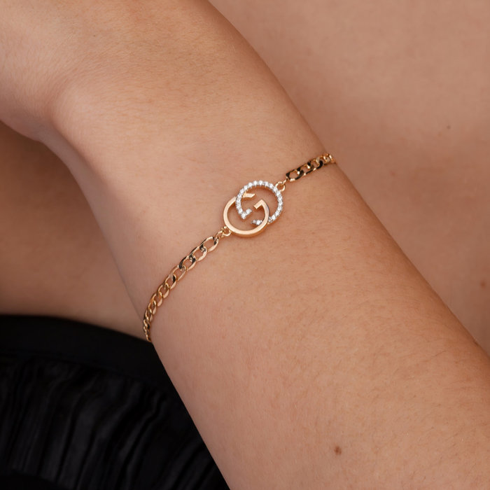 Pulseira Glam GG Zircônia