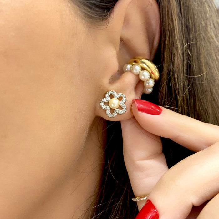 Piercing Perola Solitária