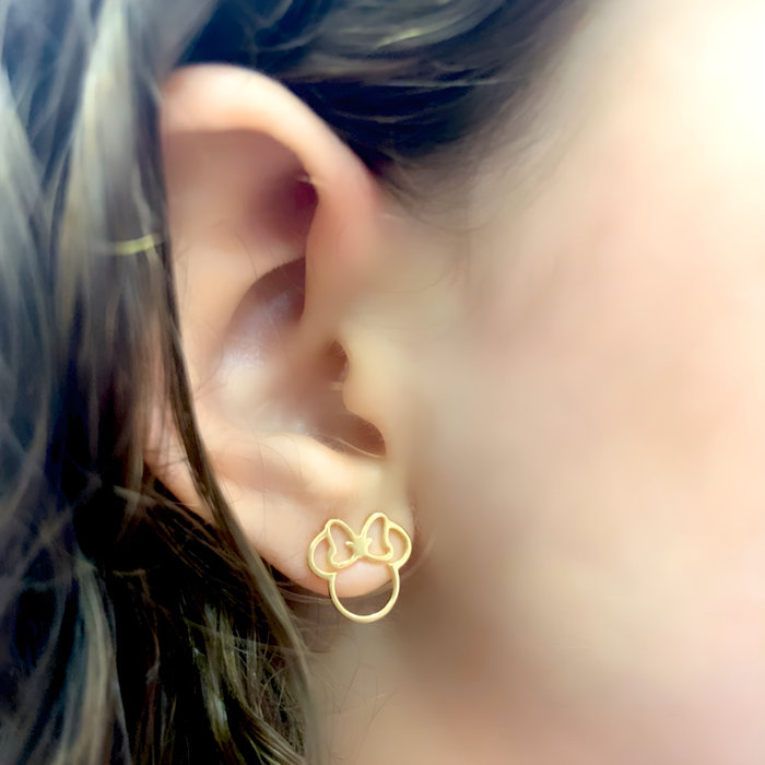 Brinco Minnie Vazado