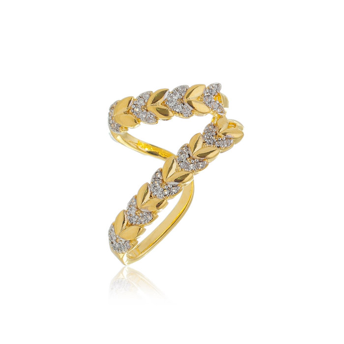 Piercing Folha Zirconia