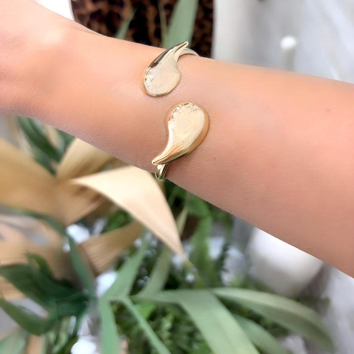 Bracelete Gota Big Croissant