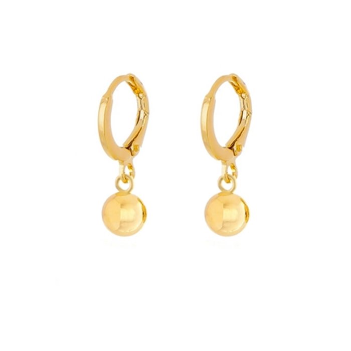 Argola Esfera Pingente