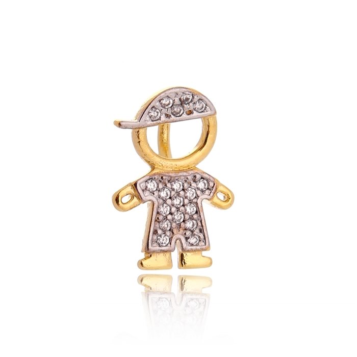 PINGENTE CRIANÇA  ZIRCONIA